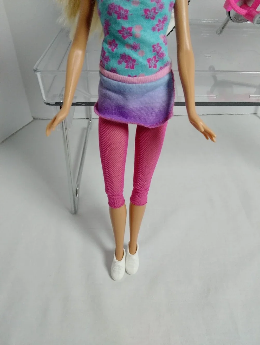 Barbie Pink & Purple Bicycle Set with Aqua Basket